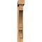 Ekena Millwork Balboa Block Smooth Bracket w/ Offset Brace, Western Red Cedar, 5 1/2"W x 34"D x 38"H BKT0604X34X38BOA05SWR - alternate 3